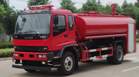 10800L Large Capacity Water Tank Fire Truck 177KW 6 Wheeled For Fire Fighting