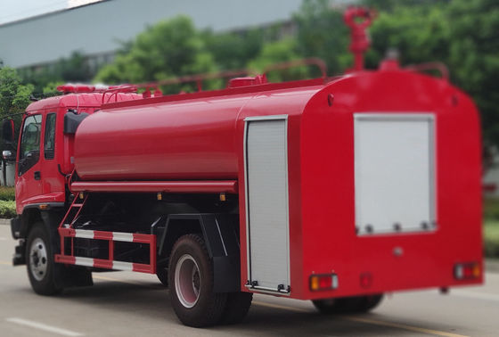 ISUZU 240HP Water Tank Fire Truck 10800L Capacity For Forest Use