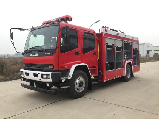 ISUZU 6 τόνων πόλης κύριο αφρό πυροσβεστικό φορτηγό 177kw κινητήρα