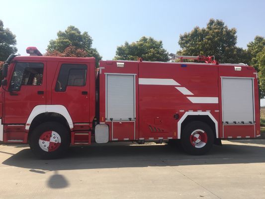 Πυροσβεστικό όχημα αφρού νερού Sinotruk 8000L με διπλή καμπίνα Πολυλειτουργικό